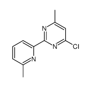 4-氯-2-(6-甲基-吡啶-2-基)-6-甲基-嘧啶结构式
