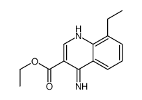 4-Amino-8-ethylquinoline-3-carboxylic acid ethyl ester structure