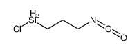 chloro(3-isocyanatopropyl)silane结构式