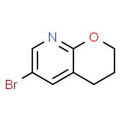 6-Bromo-3,4-dihydro-2H-pyrano[2,3-b]pyridine Structure