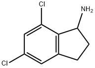 5,7-Dichloro-indan-1-ylamine Structure