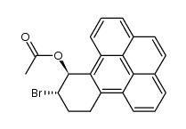 (+/-)-trans-9-acetoxy-10-bromo-9,10,11,12-tetrahydrobenzo[e]pyrene结构式