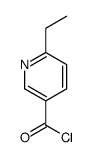 3-Pyridinecarbonyl chloride, 6-ethyl- (9CI) Structure