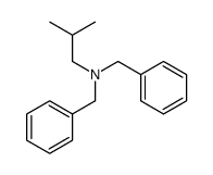 N,N-dibenzyl-2-methylpropan-1-amine结构式