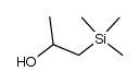 trimethylsilyl-2-hydroxypropane Structure