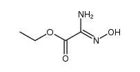 Ethyl(E)-2-amino-2-(hydroxyimino)acetate Structure