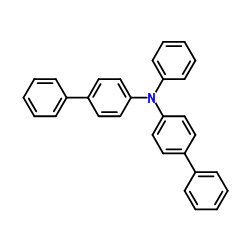 N-(4-Biphenylyl)-N-phenyl-4-biphenylamine Structure