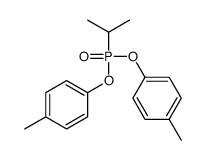 1-methyl-4-[(4-methylphenoxy)-propan-2-ylphosphoryl]oxybenzene结构式