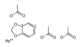 [diacetyloxy(1,3-benzodioxol-5-yl)plumbyl] acetate结构式