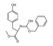 Z-D-酪氨酸甲基酯结构式