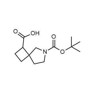 6-(叔丁氧基羰基)-6-氮杂螺[3.4]辛烷-1-羧酸结构式