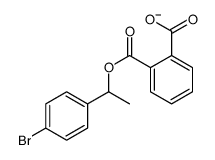 2-[1-(4-bromophenyl)ethoxycarbonyl]benzoate Structure