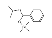 ((isopropylthio)(phenyl)methoxy)trimethylsilane结构式