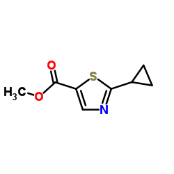 Methyl 2-cyclopropylthiazole-5-carboxylate Structure