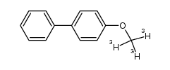 biphenyl-4-yl [3H]methyl ether结构式
