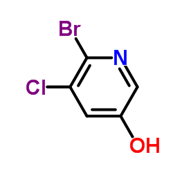 6-Bromo-5-chloro-3-pyridinol structure