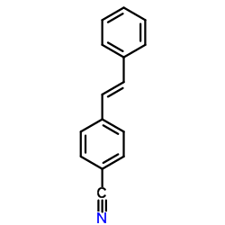 4-Stilbenecarbonitrile, (E)- Structure