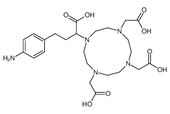 4-aminophenylethyl-1,4,7,10-tetraazacyclodecane-N,N',N'',N'''-tetraacetic acid picture