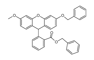O-benzyl-O-methyldihydrofluorescein benzyl ester结构式
