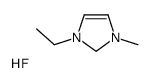 1-ethyl-3-methyl-1,2-dihydroimidazol-1-ium,fluoride Structure