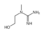 N-(2-hydroxyethyl)-N-methylguanidine structure