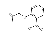 2-羧甲基硫代苯甲酸结构式