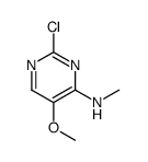 (2-Chloro-5-Methoxy-pyrimidin-4-yl)-Methyl-amine结构式