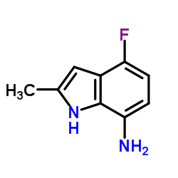 4-Fluoro-2-methyl-1H-indol-7-amine Structure