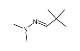 (E)-trimethylacetaldehyde N,N-dimethylhydrazone Structure