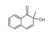 2-Hydroxy-2-methyl-2H-naphthalene-1-one结构式