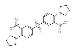 Pyrrolidine,1,1'-[sulfonylbis(2-nitro-p-phenylene)]di- (8CI) Structure