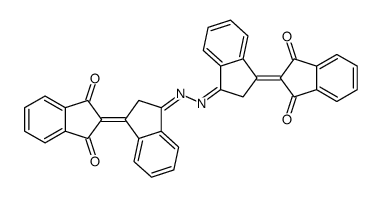 3,3''-Azinobis(Δ1,2'-biindane-1',3'-dione)结构式