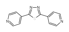 2,5-双(4-吡啶基)-1,3,4-噻二唑结构式