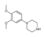 1-(3,4-dimethoxyphenyl)piperazine Structure