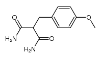 (4-methoxy-benzyl)-malonic acid diamide结构式