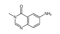 6-氨基-3-甲基喹唑啉-4(3H)-酮结构式