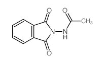Acetamide,N-(1,3-dihydro-1,3-dioxo-2H-isoindol-2-yl)- Structure
