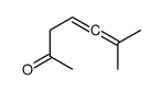 6-methylhepta-4,5-dien-2-one结构式