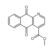 4-methoxycarbonyl-5,10-benzo[g]quinolinequinone结构式