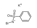 N-bromo-benzenesulfonamide, potassium-salt Structure