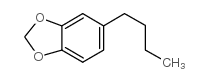 1-(3,4-亚甲基二氧基苯基)丁烷结构式
