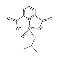 (dipicolinate)VV(O)(OiPr) Structure