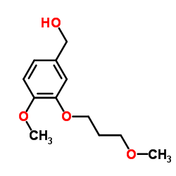 [4-methoxy-3-(3-methoxypropoxy)phenyl]methanol Structure