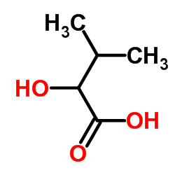 D-α-HYDROXYISOVALERIC ACID Structure