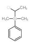 1-chloroethyl-dimethyl-phenyl-silane结构式