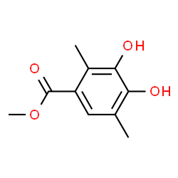 2,5-二甲基-3,4-二羟基苯甲酸甲酯结构式