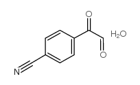 4-氰基苯甲酰甲醛水合物结构式