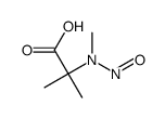 2-methyl-2-[methyl(nitroso)amino]propanoic acid结构式