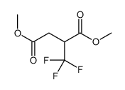 dimethyl 2-(trifluoromethyl)butanedioate Structure