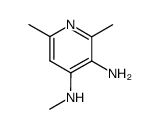 3,4-Pyridinediamine,N4,2,6-trimethyl- Structure